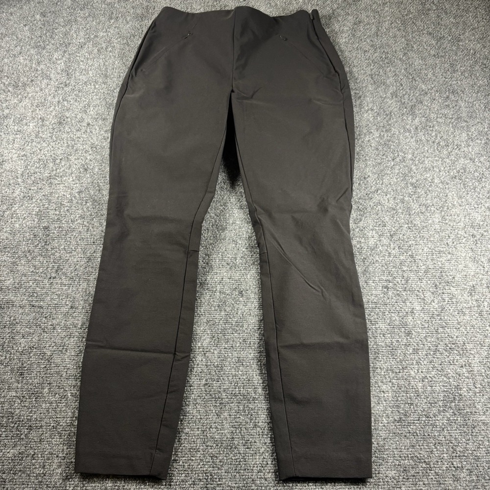 Duluth Trading Co‎ Pants Womens 4 Black Stretch Nylon Side Zip Hiking Tapered